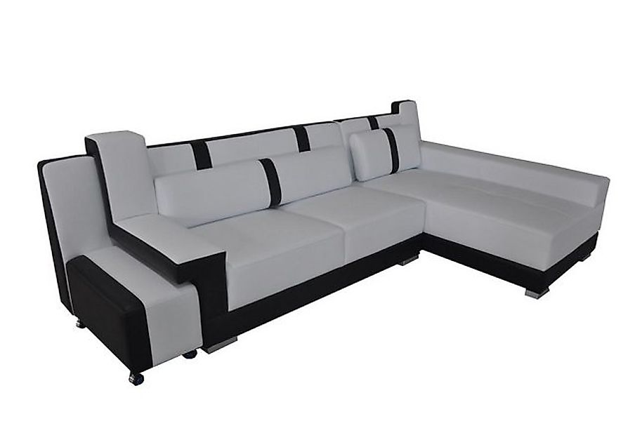 JVmoebel Ecksofa Eck Sofa + USB Couch Polster Eck Sitz Garnitur Wohnlandsch günstig online kaufen