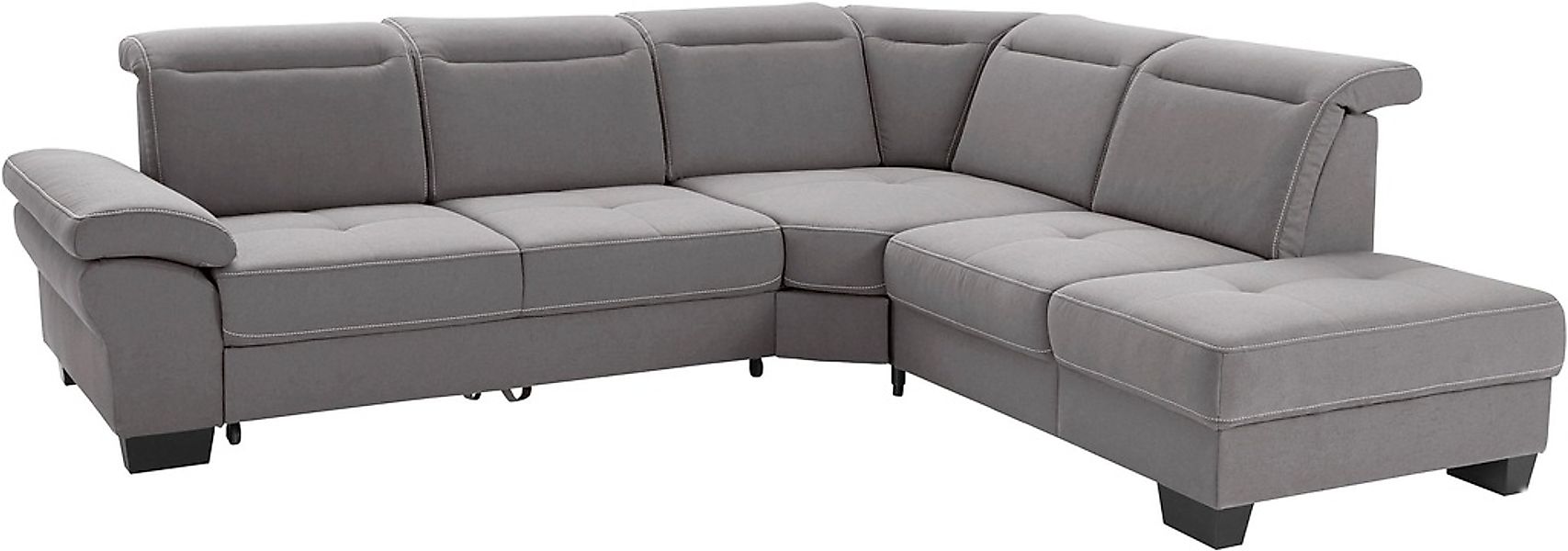 Places of Style Ecksofa "Cornwall L-Form", incl. Sitztiefenverstellung, mit günstig online kaufen