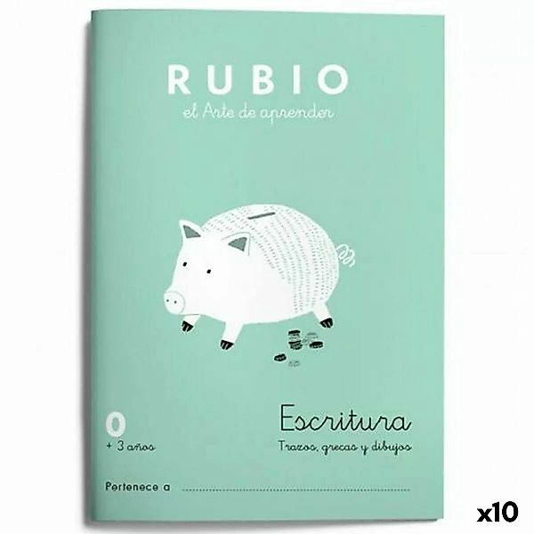Schreib- Und Kalligraphie-notizbuch Rubio Nº0 Spanisch 20 Bettlaken 10 Stüc günstig online kaufen