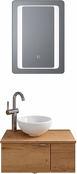Saphir Badmöbel-Set "Serie 6915" 4 Stk. tlg. Gäste-Bad, 61 cm breit, mit LE günstig online kaufen