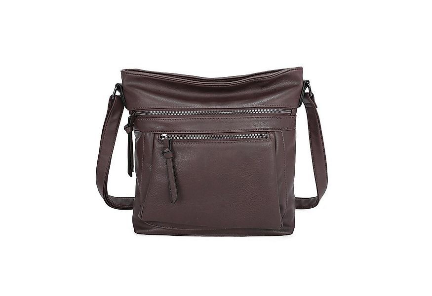 ITALYSHOP24 Schultertasche Damen Tasche XL Shopper Crossbody Umhängetasche günstig online kaufen