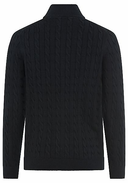 Gant Strickjacke "COTTON CABLE ZIPPED CARDIGAN", mit Stehkragen, regular fi günstig online kaufen
