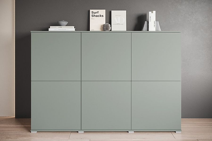 OTTO home Highboard Kenia, moderne grifflose Hochkommode mit 6 Türen, Breit günstig online kaufen