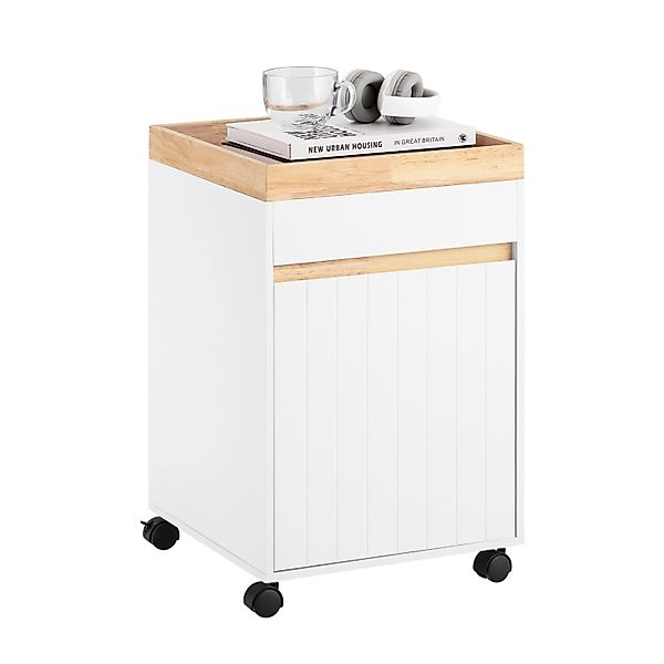 SoBuy Aktenschrank Rollcontainer Beistelltisch für Büro und Arbeitszimmer W günstig online kaufen