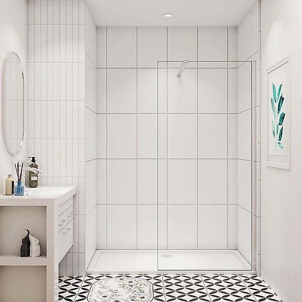 duschspa Duschwand 185cm 6mm Nano Glas günstig online kaufen