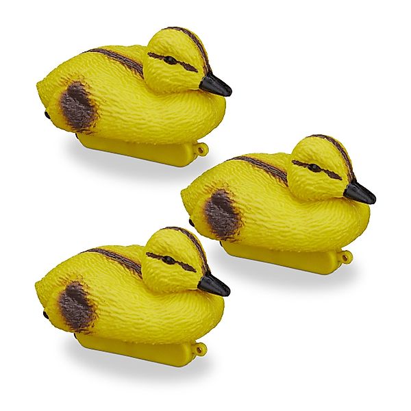 relaxdays Gartenfigur Teichente Küken 3er Set günstig online kaufen