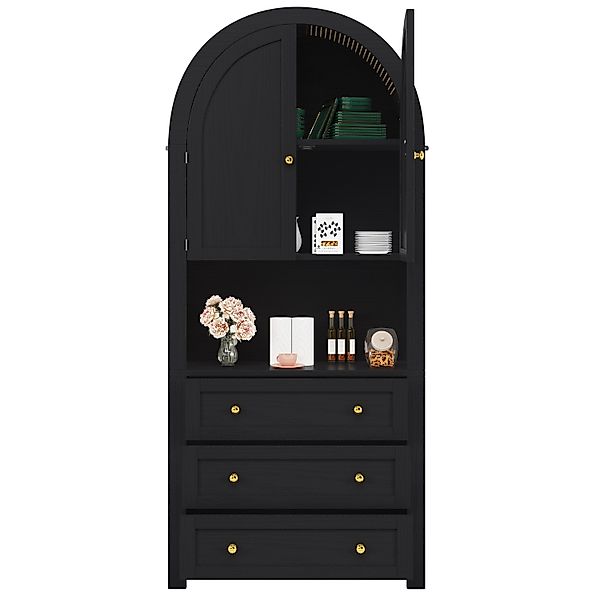 MODFU Hochschrank Hoher Bogen-Aufbewahrungsschrank (70 x günstig online kaufen