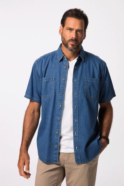 JP1880 Kurzarmhemd Denimhemd Denim Halbarm Modern günstig online kaufen
