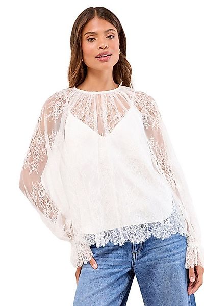 LIPSY Spitzenbluse Lipsy Spitzenbluse mit ausgestelltem Ärmel Regular (1-tl günstig online kaufen