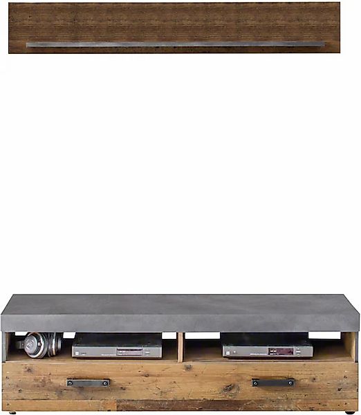 INOSIGN Wohnwand »Ilana« Komplettset bestehend aus: TV-Unterteil und Wandbo günstig online kaufen