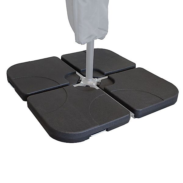 SVITA Schirmständer Bodenplatte aus Kunststoff (Set, günstig online kaufen
