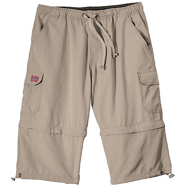 ABRAXAS Bermudas Abraxas Zipp-off-Bermuda Gummibund sand günstig online kaufen