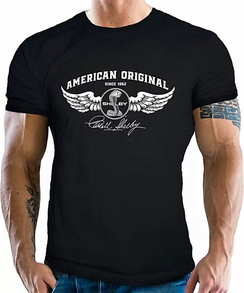 GASOLINE BANDIT® T-Shirt für US Muscle Car Fans - Original Shelby: Cobra Ra günstig online kaufen