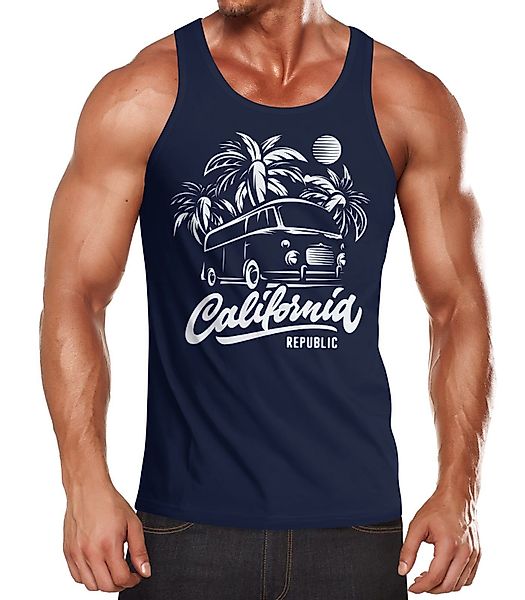 Neverless Tanktop Herren Tank-Top California Surf günstig online kaufen