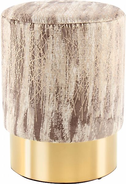 Kayoom Sitzhocker "Hocker Gipsy 125, stilvoller Sitzhocker, runde Form, sti günstig online kaufen