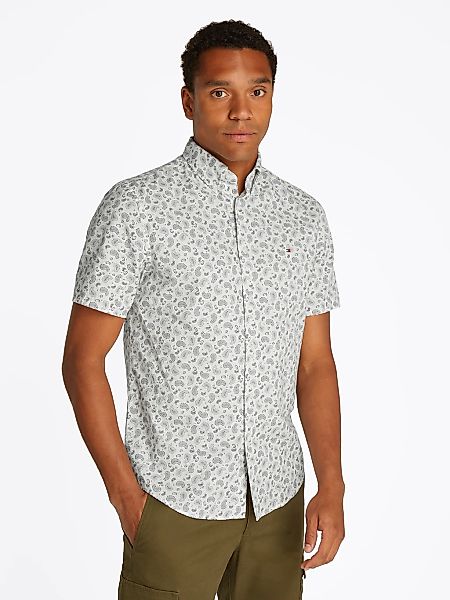Tommy Hilfiger Kurzarmhemd "COTTON LINEN PAISLEY Regular Fit SS SHIRT" günstig online kaufen