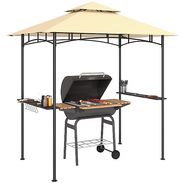 Outsunny Grillpavillon mit LED, 240 x günstig online kaufen
