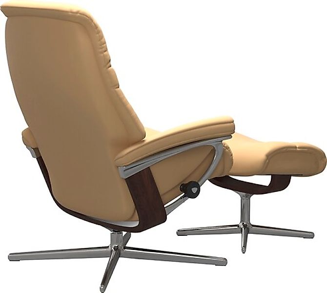 Stressless Fußhocker "Sunrise", mit Cross Base, Größe S, M & L, Holzakzent günstig online kaufen