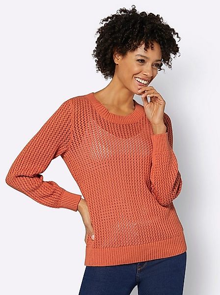 Witt Strickpullover Pullover Langarm Ajour, Feinstrick günstig online kaufen