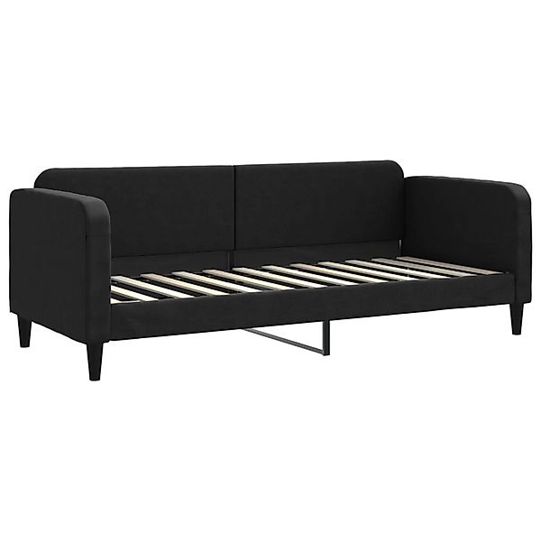 vidaXL Bett, Tagesbett Schwarz 80x200 cm Stoff günstig online kaufen