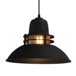 Bamyum Pendelleuchte Bamyum Hängelampe Rot Metall günstig online kaufen