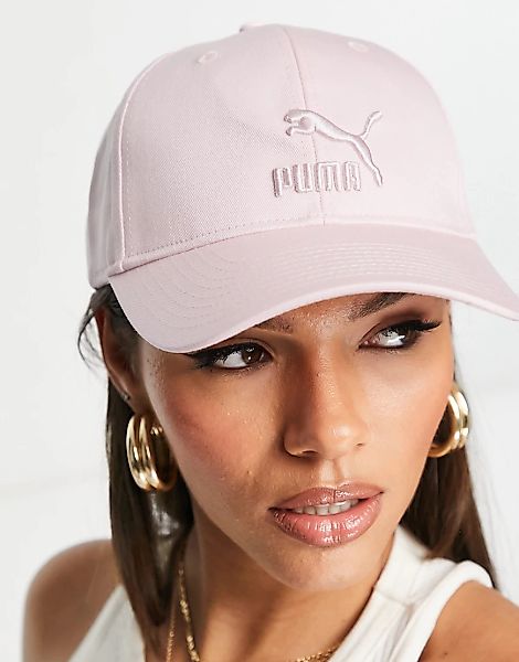 PUMS – Kappe in Rosa mit Logoprägung günstig online kaufen