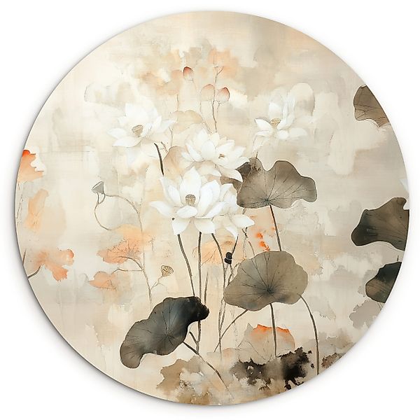 MuchoWow Gemälde Blumen - Japandi - günstig online kaufen