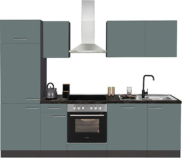 OPTIFIT Küchenzeile Malika, Breite 270 cm, mit Hanseatic-E-Geräten günstig online kaufen