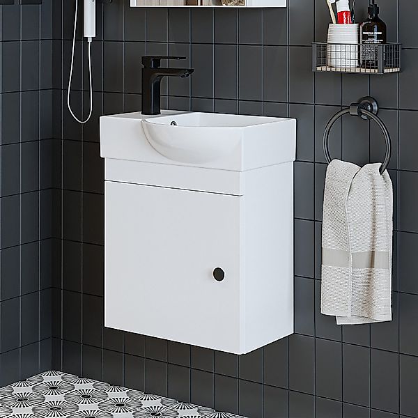 Roomart Badmöbel-Set PUNTO-SET, (Badmöbelset Unterschrank mit günstig online kaufen