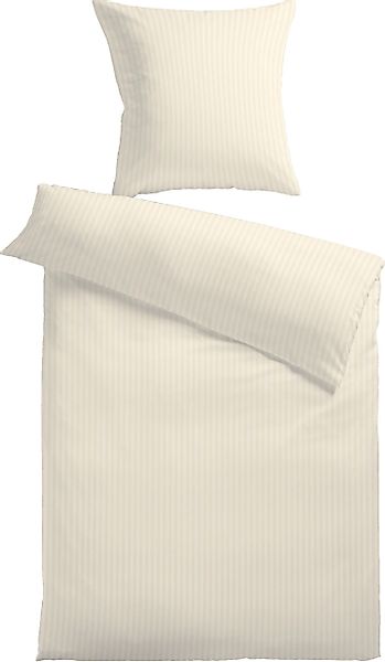KiNZLER Bettwäsche Damast-Streifen, Damast, 2 teilig, günstig online kaufen