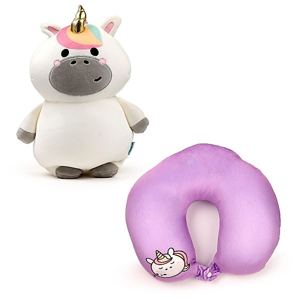Puckator Nackenrollen Einhorn 2-in-1 Reisekissen und günstig online kaufen