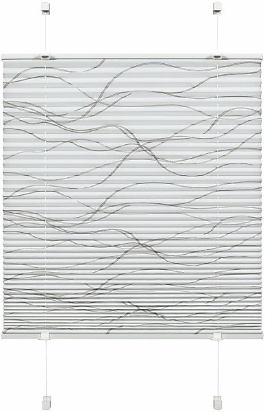 GARDINIA Plissee "EASYFIX Katy Wave mit 2 Bedienschienen" Lichtschutz ohne günstig online kaufen