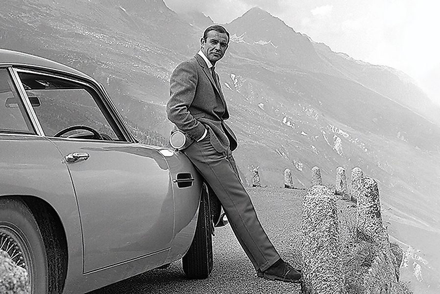 PYRAMID Poster James Bond Poster Sean Connery & Aston Martin 91,5 x 61 cm günstig online kaufen