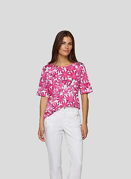 Rabe T-Shirt mit floralem Print günstig online kaufen