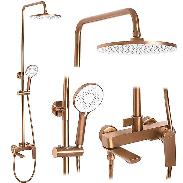 wohnwerk.idee Duschsystem Duscharmatur Dusche Regendusche Avalon günstig online kaufen