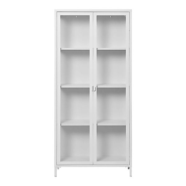 ebuy24 Brisbane Vitrinenschrank Weiß günstig online kaufen