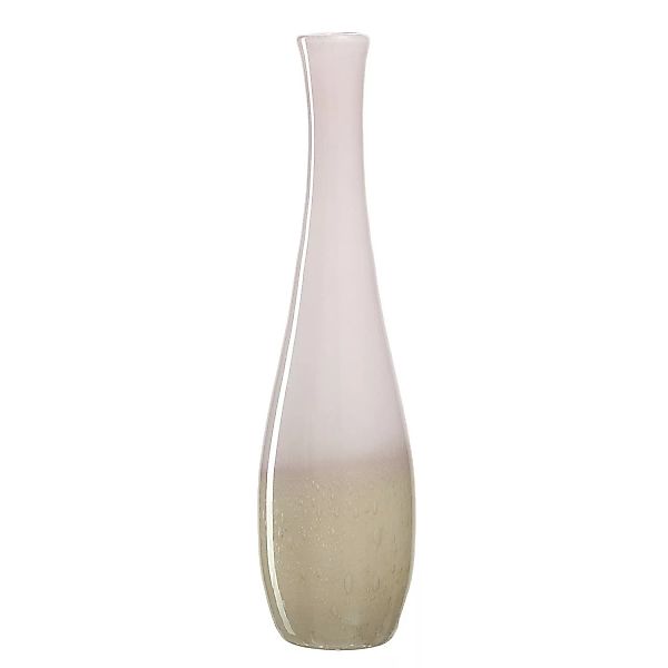 home24 Leonardo Vase Casolare II Weiß/Beige Glas Ø 13 cm illuminantsType günstig online kaufen