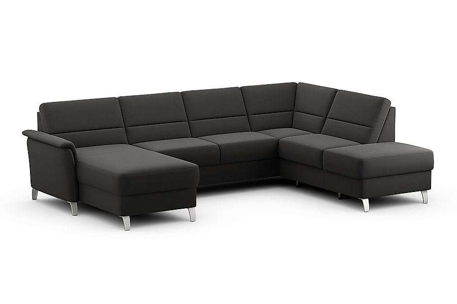 sit&more Wohnlandschaft "Palmera U-Form, B: 308 cm" optional Bettfunktion & günstig online kaufen