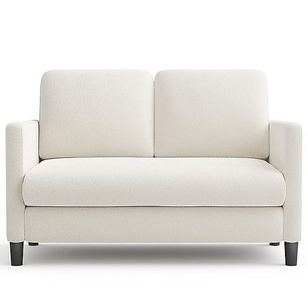 OUNUO Sofa Mini 2-Sitzer Modernes Polstersofa Couch 130cm Sofa günstig online kaufen