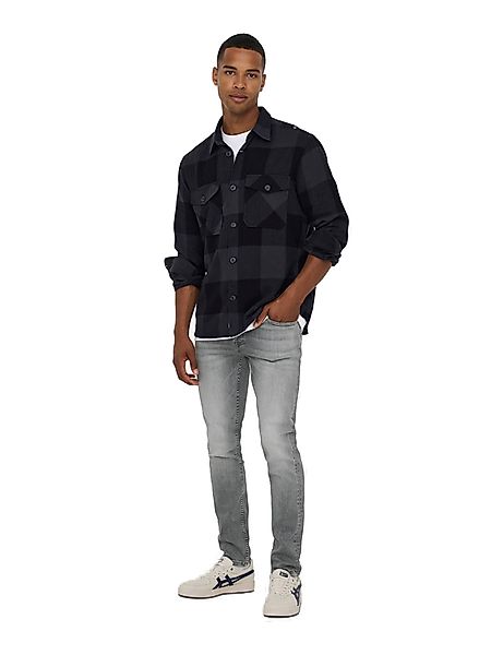 Only & Sons Herren Jeans ONSLOOM SLIM 3145 - Slim Fit - Schwarz - Black Den günstig online kaufen
