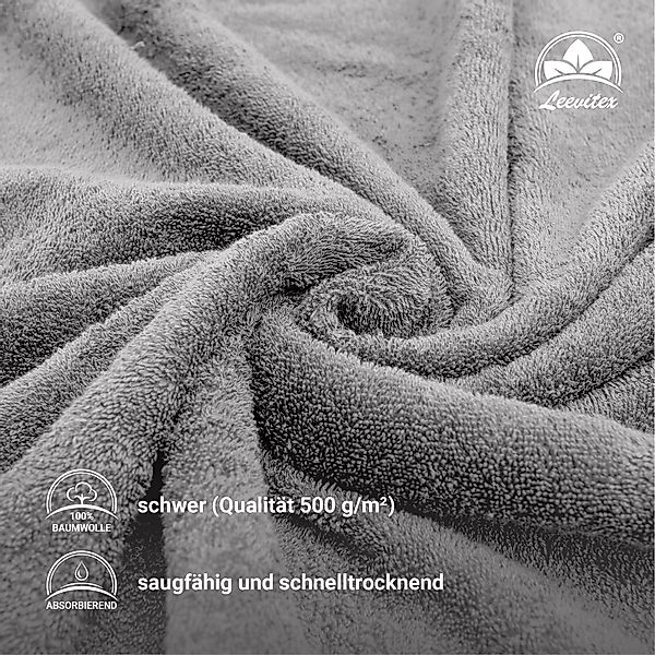 leevitex® Saunatuch leevitex® Saunatuch Frottee XXL, günstig online kaufen
