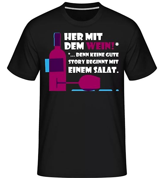 Her Mit Dem Wein · Shirtinator Männer T-Shirt günstig online kaufen