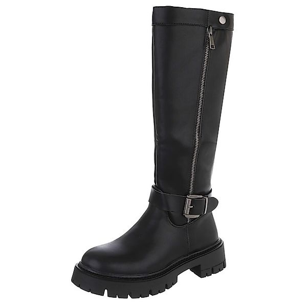 Ital-Design Modische Stiefel mit Reißverschluss für günstig online kaufen