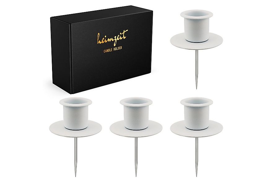 heimzeit Tischkerzenhalter Kerzenhalter für Stabkerzen Ø 22 mm zum Stecken günstig online kaufen