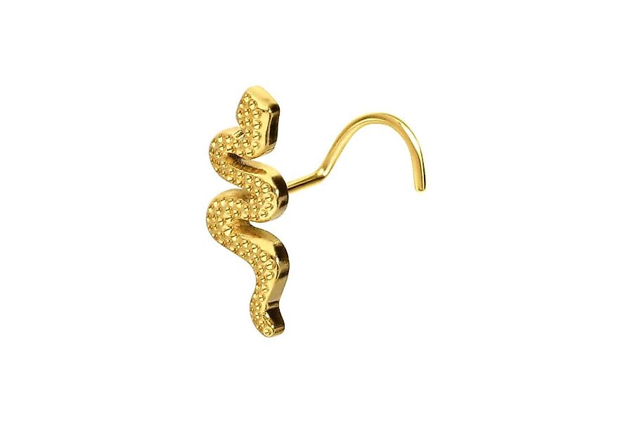 PIERCINGLINE Nasenpiercing Titan Nasenstecker Spirale SCHLANGE günstig online kaufen