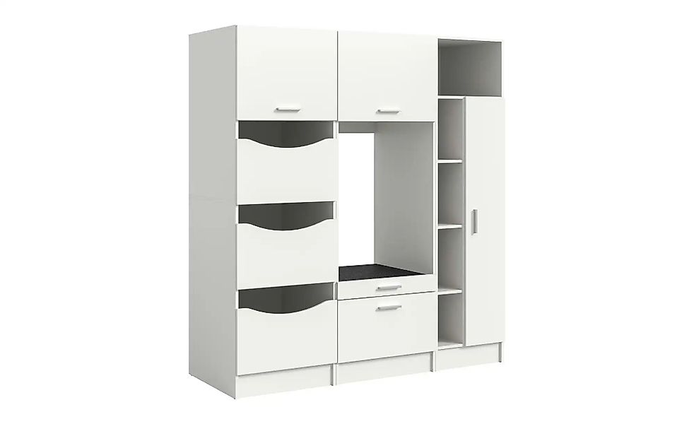 Waschmaschinenumbau Set  Frillensee ¦ weiß ¦ Maße (cm): B: 176 H: 195 Schrä günstig online kaufen