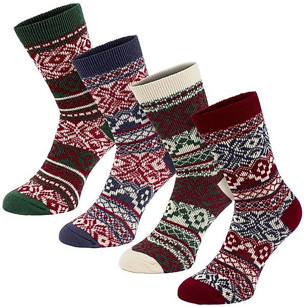 BRUBAKER Norwegersocken Kuschelsocken Geschenkset für Frauen (Warme dicke W günstig online kaufen