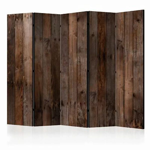 artgeist Paravent Wooden Hut II [Room Dividers] braun Gr. 225 x 172 günstig online kaufen