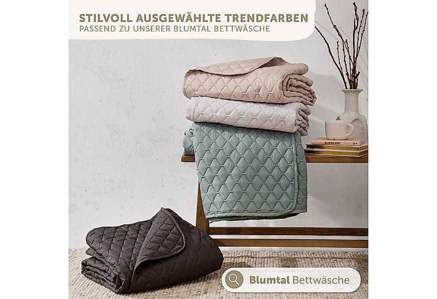 Blumtal Tagesdecke Tagesdecke Oeko-TEX zertifizierter Bettüberwurf als Tage günstig online kaufen