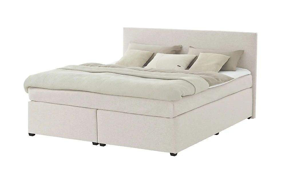 Boxspringbett mit Matratze und Topper  H3 Duke ¦ creme ¦ Maße (cm): B: 187 günstig online kaufen
